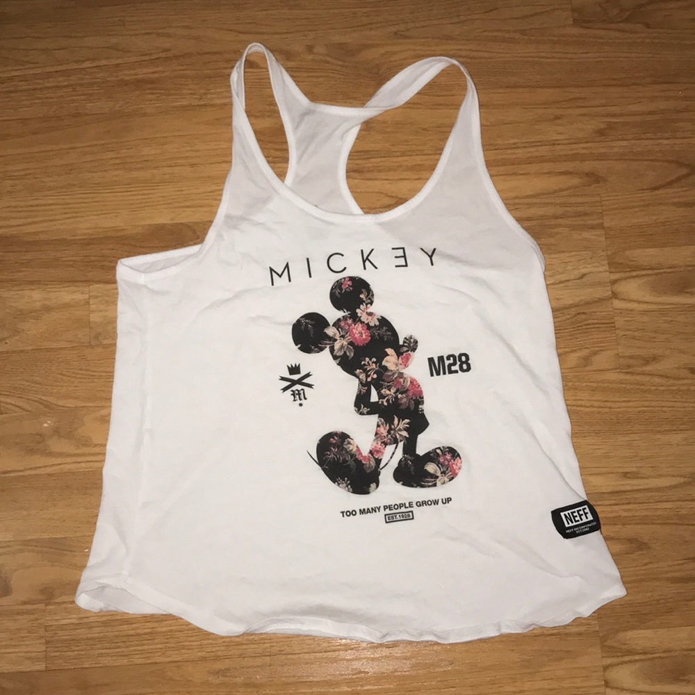 Mickey Mouse Disney Muscle Tee Tank.